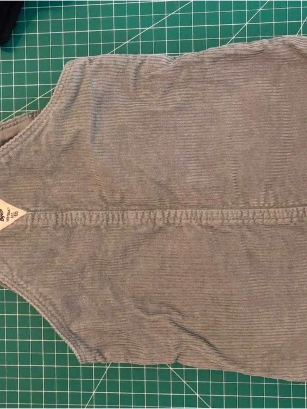 OshKosh B'gosh Corduroy Overall Dress in Muted Green